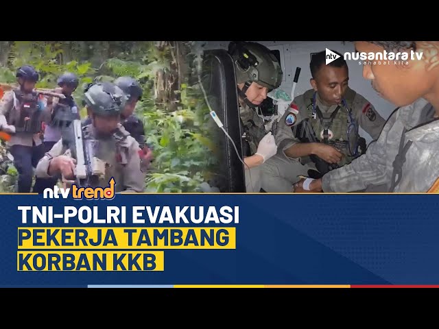 Youtube Thumnail image of : TNI-Polri Evakuasi Pekerja Tambang Korban KKB di Papua Pegunungan | NTV