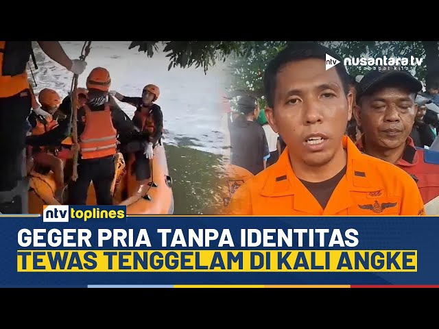 Youtube Thumnail image of : Geger Pria Ditemukan Tewas di Kali Angke, Penyebabnya Masih Misterius | NTV TOPLINES