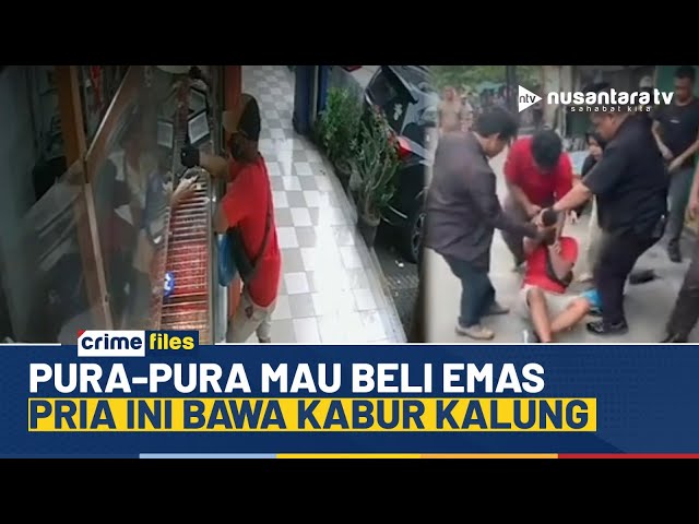 Youtube Thumnail image of : Nekat! Pria Ini Curi Emas 25 Kg di Pasar, Demi Lunasi Utang Gegara Judol | CRIME FILES