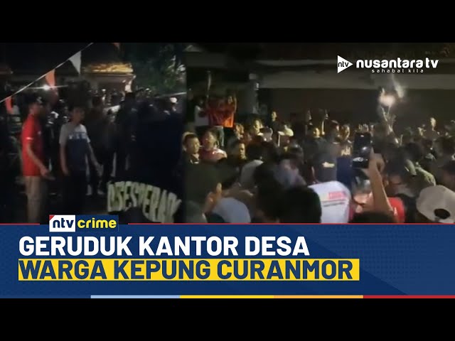 Youtube Thumnail image of : Tegang! Ribuan Warga Kepung Kantor Desa, Tuntut Pelaku Curanmor Diserahkan ke Massa | NTV CRIME