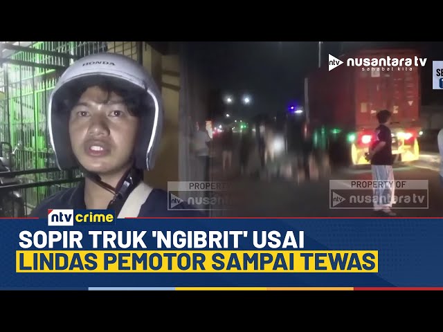Youtube Thumnail image of : Sopir Truk Kabur Usai Lindas 2 Pemotor Hingga Tewas di Jalur Tengkorak Jombang | NTV CRIME