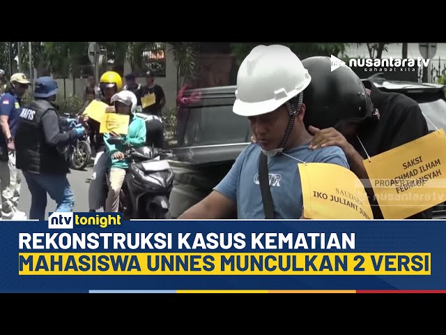 Youtube Thumnail image of : Rekontruksi Kasus Kematian Mahasiswa Unnes Tewas Usai Demo Memunculkan 2 Versi Berbeda | NTV
