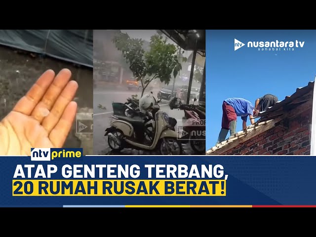 Youtube Thumnail image of : Puluhan Rumah di 4 Kecamatan Temanggung Rusak Akibat Hujan Deras dan Angin | NTV PRIME