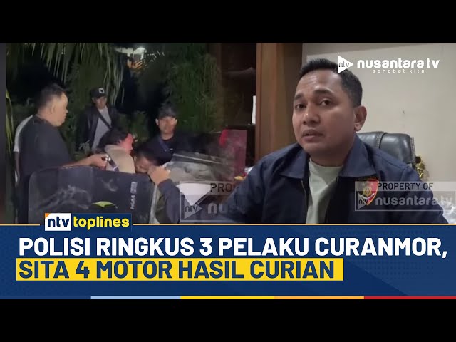 Youtube Thumnail image of : Dramatis! 3 Pelaku Curanmor Bengkulu Terjun ke Jurang Saat Kabur dari Kejaran Polisi | NTV TOPLINES
