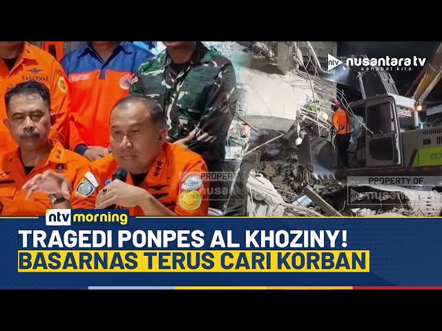Youtube Thumnail image of : Basarnas Tegaskan Operasi SAR Ponpes Al-Khoziny Terus Jalan Sampai Korban Terakhir Ditemukan | NTV