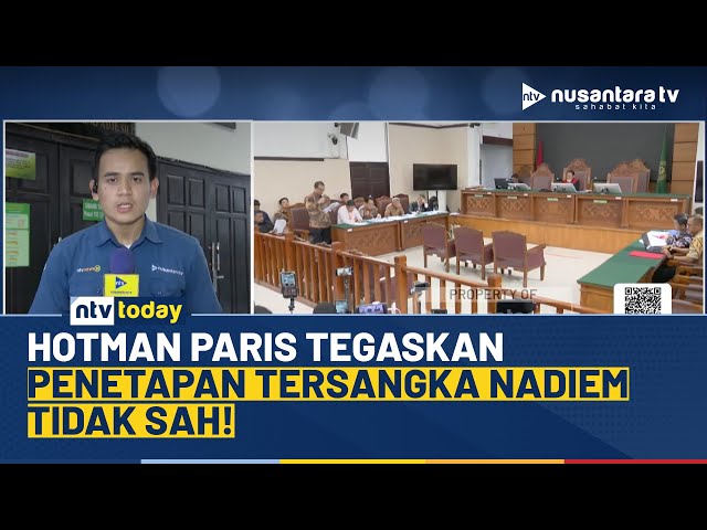 Youtube Thumnail image of : Tim Kuasa Hukum Ajukan Gugatan Keabsahan Penetapan Tersangka Nadiem Makarim | NTV PRIME