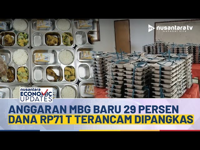 Youtube Thumnail image of : Realisasi Anggaran MBG Baru Terserap 20,6 Triliun, Dana Rp71 Triliun Terancam Dipangkas | NEU