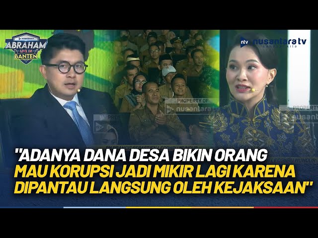 Youtube Thumnail image of : Apresiasi Aplikasi Dana Desa, Sherly Tjoanda: Bikin Orang Mau Korupsi jadi Mikir Lagi | ABRAHAM