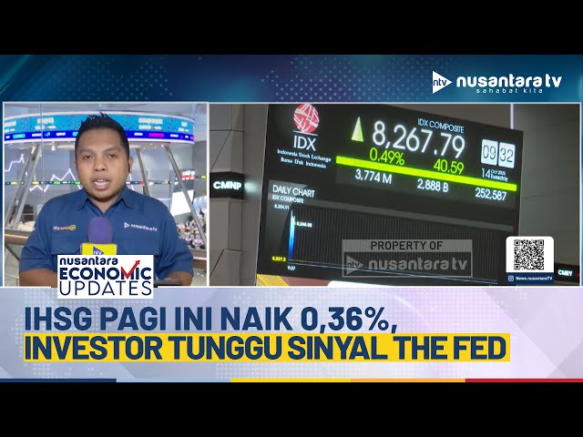 Youtube Thumnail image of : IHSG Sesi Pertama Dibuka Menguat, Investor Menantikan Keputusan The Fed | NEU