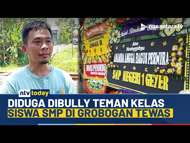Youtube Thumnail image of : Tragis! Siswa SMP di Grobogan Tewas Diduga Dibully Teman Kelas, Keluarga Tuntut Keadilan | NTV TODAY
