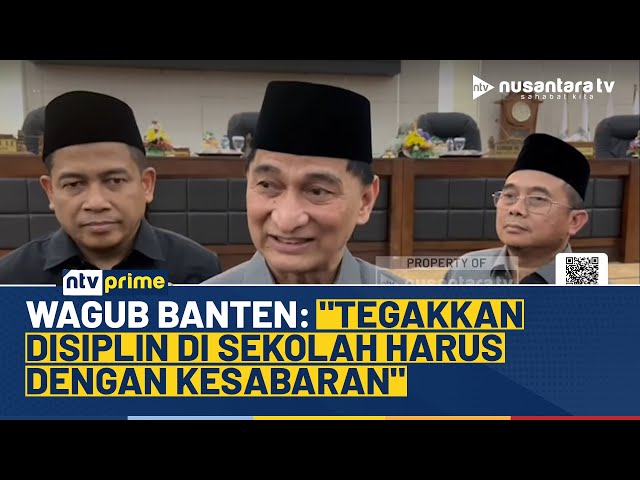 Youtube Thumnail image of : Kepala SMAN 1 Cimarga Dinonaktifkan, Wagub Banten: Tegakkan Disiplin Harus Dengan Kesabaran | NTV