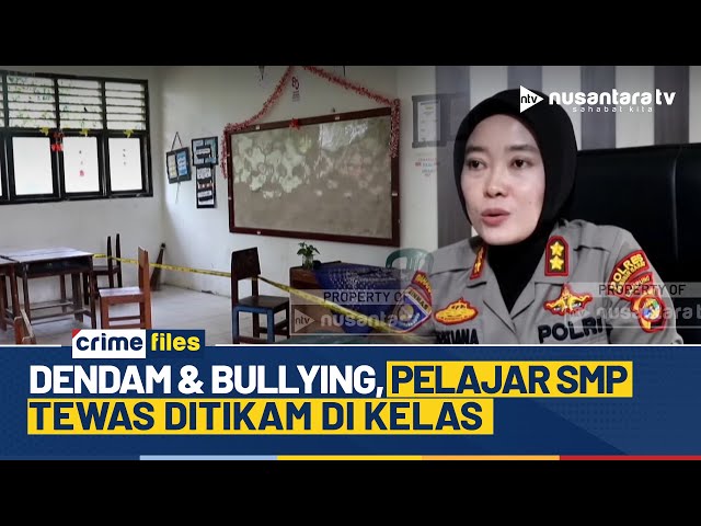 Youtube Thumnail image of : Pelajar SMP di Pesisir Barat Tikam Teman Hingga Tewas Diduga Gegara Bullying | CRIME FILES