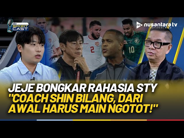 Youtube Thumnail image of : [FULL] Kluivert Harus Dengar Nih! Jeje Bongkar Rahasia STY Lawan Arab Jelang Roung 4 Kualifikasi