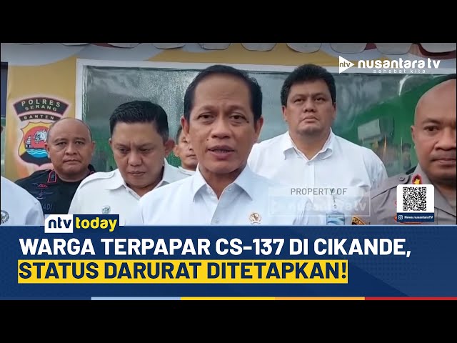Youtube Thumnail image of : Pemerintah Tetapkan Status Kejadian Khusus Radiasi di Kawasan Industri Cikande | NTV TODAY