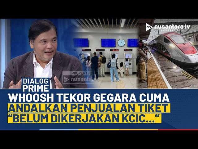 Youtube Thumnail image of : Whoosh Tekor Gegara Cuma Andalkan Tiket? Pengamat BUMN: Ada Pendapatan Lain, Belum Dikerjakan KCIC