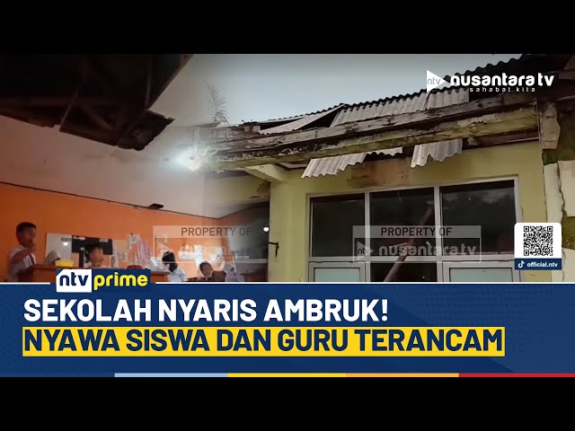 Youtube Thumnail image of : SDN 01 Tenjolaya Bogor Nyaris Ambruk, 6 Ruang Kelas dalam Kondisi Bahaya | NTV PRIME
