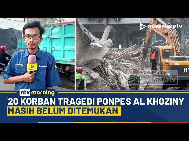 Youtube Thumnail image of : Situasi Terkini Evakuasi Korban Reruntuhan Ponpes Al-Khoziny Sidoarjo, 20 Korban Belum Ditemukan
