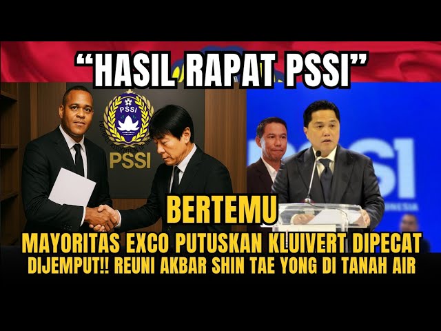 Youtube Thumnail image of : BERITA TIMNAS ~ DIPUTUSKAN!! DPR RI Respon Pemecatan Kluivert - Update PSSI Hari ini & Shin Tae Yong