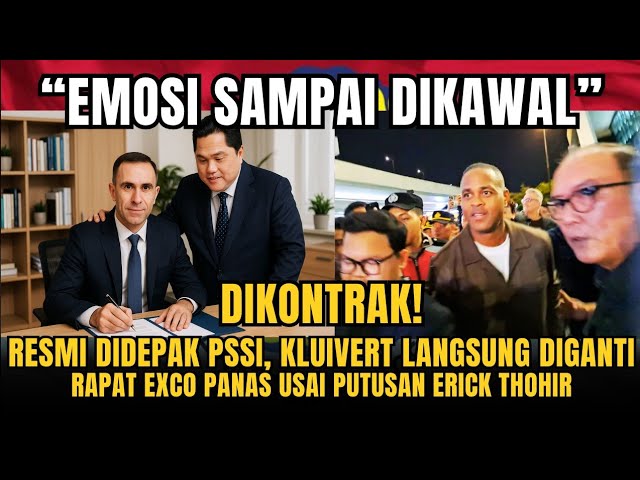 Youtube Thumnail image of : BERITA TIMNAS ~ GANTIKAN KLUIVERT! Pemecatan Panas Exco ~ Erick Thohir Bersih2 -Update PSSI Hari ini