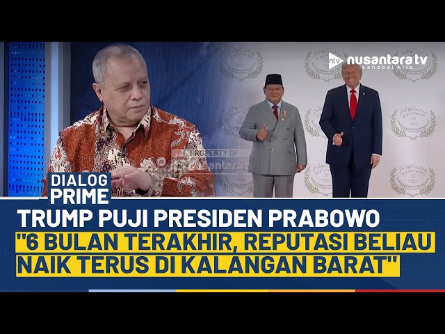 Youtube Thumnail image of : Trump Puji Presiden Prabowo, Pengamat: 6 Bulan Terakhir, Reputasi Naik Terus di Kalangan Barat | NTV