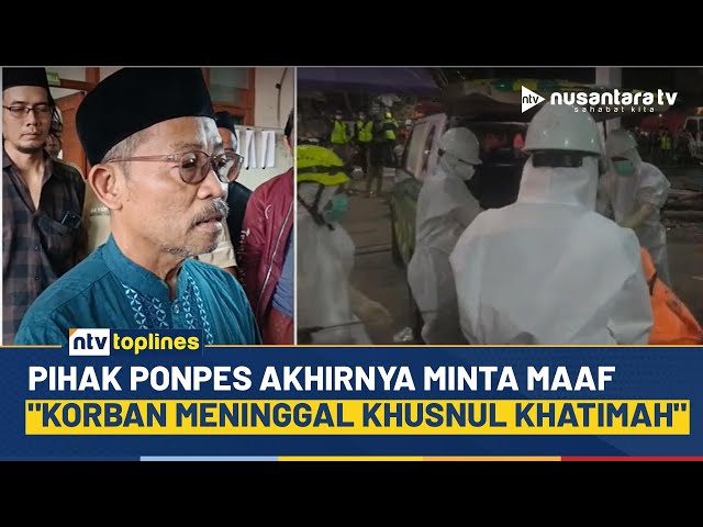 Youtube Thumnail image of : Telan Puluhan Korban, Perwakilan Ponpes Al Khoziny Minta Maaf: Mereka Meninggal Khusnul Khatimah
