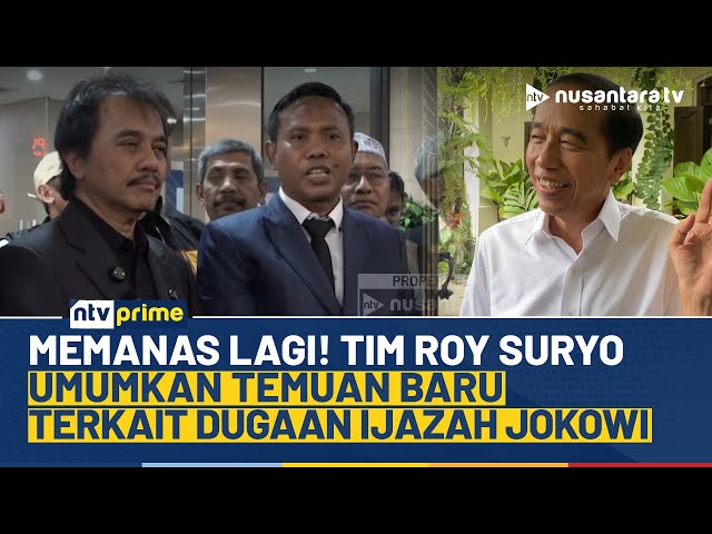 Youtube Thumnail image of : Tim Hukum Roy Suryo Ungkapkan Temuan Baru Terkait Dugaan Ijazah Jokowi | NTV PRIME