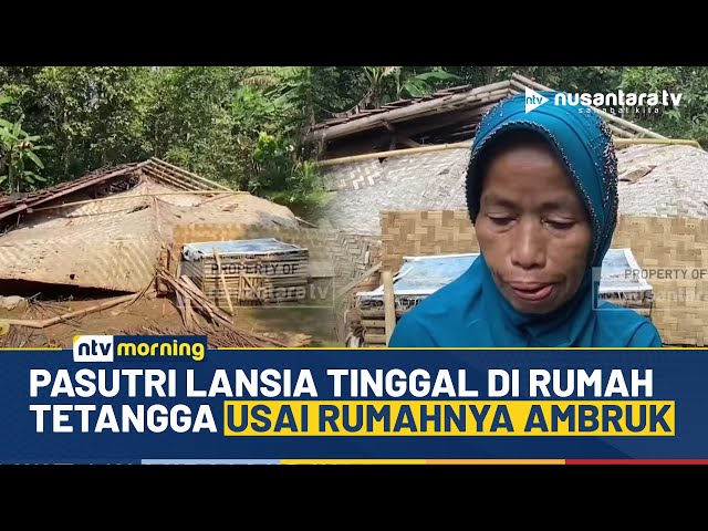 Youtube Thumnail image of : Miris! Rumah Pasutri Lansia di Lebak Ambruk Hingga Terpaksa Mengungsi di Rumah Tetangga | NTV