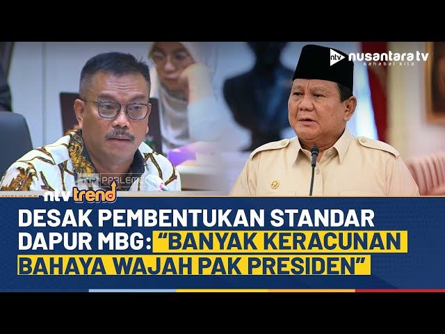 Youtube Thumnail image of : Program Unggulan Presiden Prabowo MBG Bermasalah, DPR Desak Bentuk Standar Dapur Cegah Keracunan