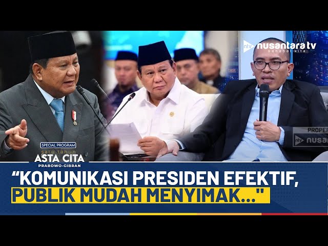 Youtube Thumnail image of : [FULL] Gaya Komunikasi Presiden Prabowo-Gibran Dinilai Efektif, Pengamat: Publik Mudah Menyimak!