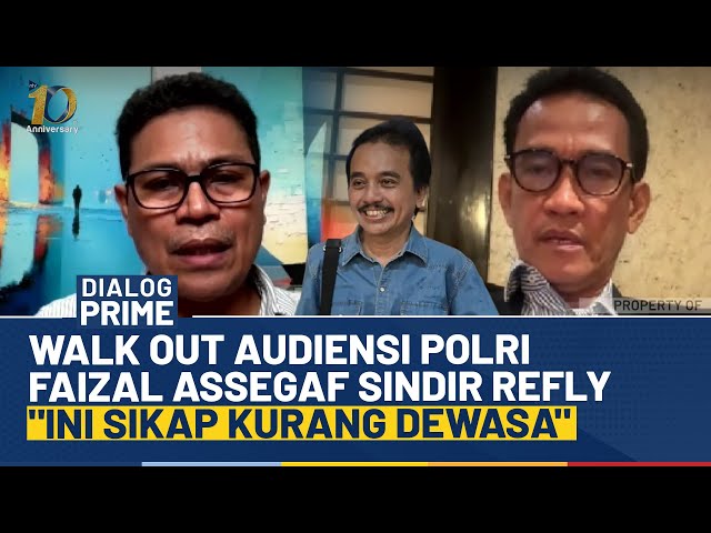 Youtube Thumnail image of : Panas! Walk Out dari Audiensi Polri, Faizal Assegaf Singgung Refly: Ini Sikap Kurang Dewasa | NTV