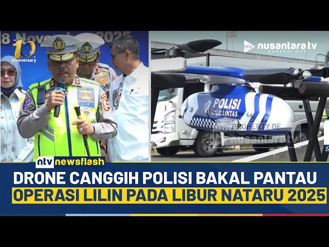 Youtube Thumnail image of : Makin Canggih! Teknologi Terbarukan Kawal Operasi Lilin 2025, Berikut Titik-titiknya | NTV NEWSFLASH
