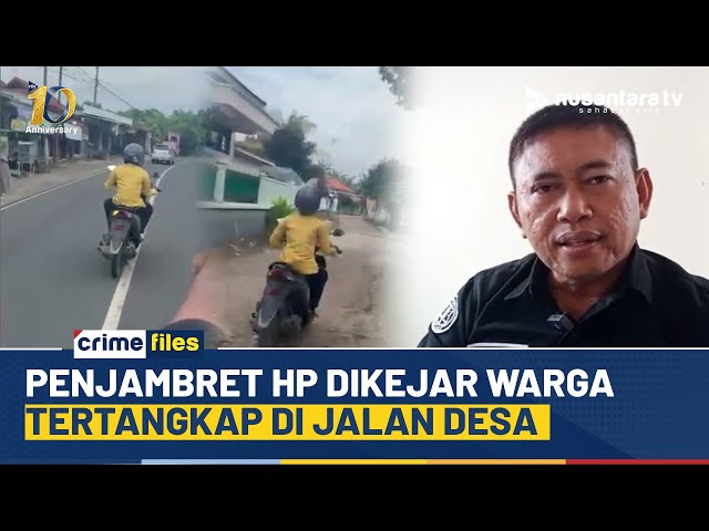 Youtube Thumnail image of : Kejar-Kejaran Warga vs Penjambret HP di Pamekasan, Ditangkap usai Lari ke Jalan Desa | CRIME FILES