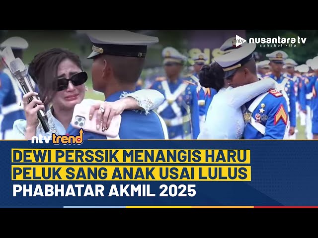 Youtube Thumnail image of : Momen Dewi Perssik Menangis Haru, Peluk Anak Angkat Usai Lulus Prajurit Akmil 2025 | NTV