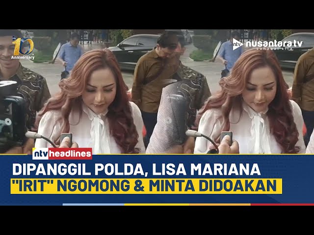 Youtube Thumnail image of : Update! Kasus Dugaan Video Asusila, Lisa Mariana Dipanggil Polda Jabar | NTV HEADLINES