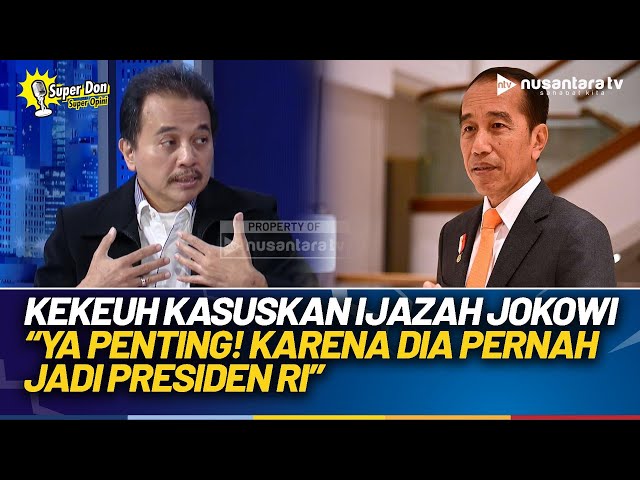 Youtube Thumnail image of : Polemik Kasus Ijazah Jokowi, Apa Urgensinya? Roy Suryo: Ya Penting! Karena Dia Presiden RI | NTV