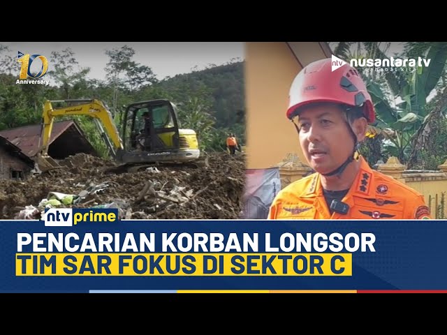 Youtube Thumnail image of : Tim SAR Kebut Pencarian Korban Longsor Banjarnegara, Sektor C Jadi Fokus Utama | NTV PRIME