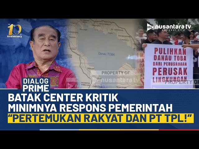 Youtube Thumnail image of : [FULL] Soroti Kerusakan Toba, Batak Center: Kami Memang Fokus Budaya, Tapi Tidak Menutup Mata | NTV