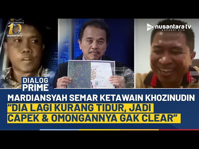 Youtube Thumnail image of : Tawa Lepas Mardiansyah Semar & IPW dengar Statement Khozinudin Soal Ijazah Jokowi: Kurang Tidur Dia!