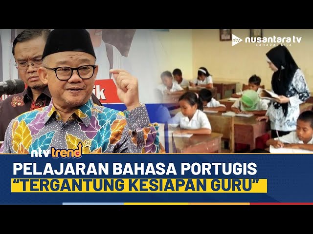Youtube Thumnail image of : Pemerintah Segera Terapkan Pelajaran Bahasa Portugis, Mendikdasmen: Tergantung Kesiapan Guru | NTV