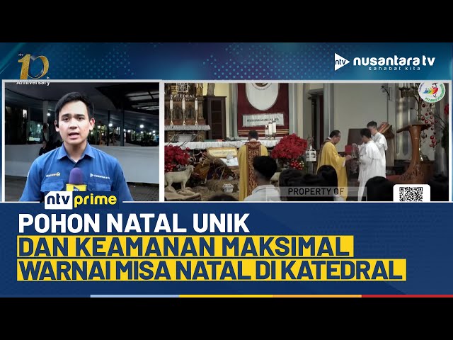 Youtube Thumnail image of : Kapolri dan Panglima TNI Tinjau Pengamanan Misa Malam Natal di Gereja Katedral Jakarta | NTV PRIME