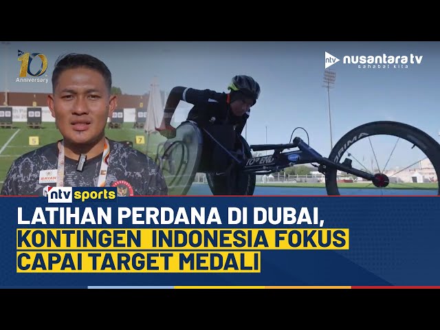 Youtube Thumnail image of : Kontingen Indonesia Maksimalkan Latihan di Venue Asian Youth Para Games 2025 di Dubai | NTV SPORT