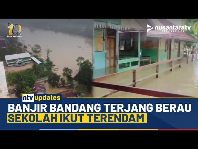Youtube Thumnail image of : Mengerikan! Banjir Setinggi 1 Meter Rendam Permukiman dan Sekolah di Berau | NTV UPDATES
