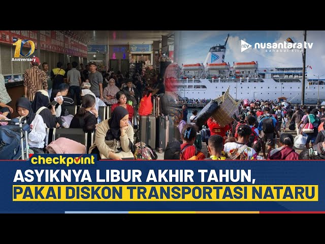 Youtube Thumnail image of : Liburan Makin Asyik! Pemerintah Kasih Diskon Transportasi Selama Periode Nataru | NTV CHECKPOINT