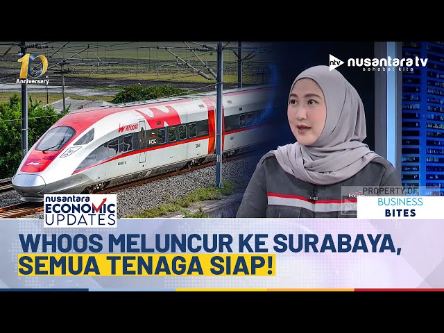 Youtube Thumnail image of : Kesiapan SDM Matang, Manajemen Kereta Cepat Whoosh Siap Perpanjang Jalur ke Surabaya | NEU