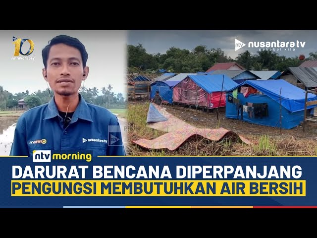 Youtube Thumnail image of : Live Report! Darurat Bencana Aceh Utara Diperpanjang, Aktivitas Warga Belum Normal | NTV MORNING