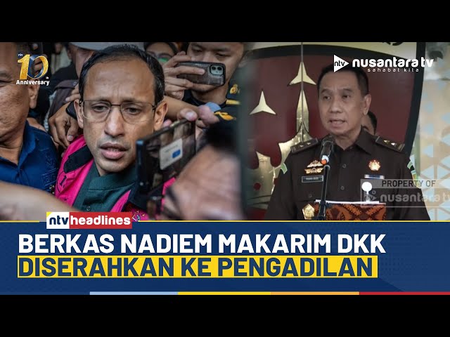 Youtube Thumnail image of : Ditaksir Rugikan Negara Rp2,1 T, Kejagung Serahkan Berkas Nadiem Makarim ke Pengadilan | NTV
