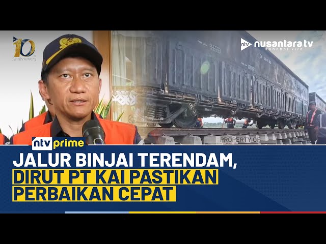Youtube Thumnail image of : Direktur Utama PT KAI Pastikan Percepatan Pemulihan Jalur Kereta Pasca-Banjir Sumatra | NTV PRIME