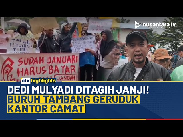 Youtube Thumnail image of : Warga Tagih Janji Kompensasi Dedi Mulyadi Terkait Penutupan Tambang Sementara | NTV HIGHLIGHTS