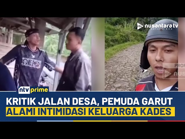 Youtube Thumnail image of : Kritik Jalan Rusak, Seorang Pemuda di Garut Diduga Diintimidasi Keluarga Kades | NTV PRIME