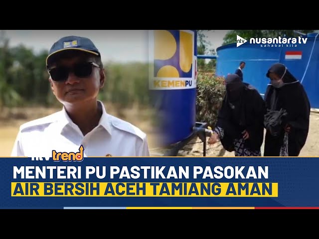 Youtube Thumnail image of : Menteri PU Dody Pastikan Pasokan Air Bersih Aceh Tamiang Mulai Normal | NTV